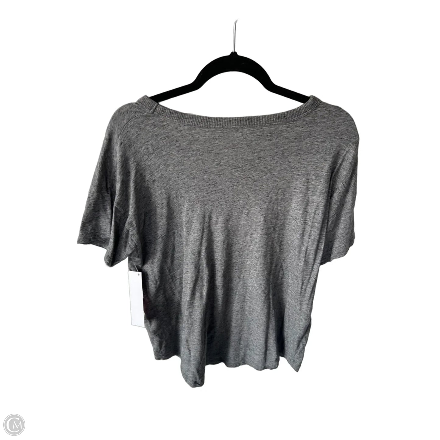 Top Short Sleeve Basic By Madewell In Grey, Size: Xl