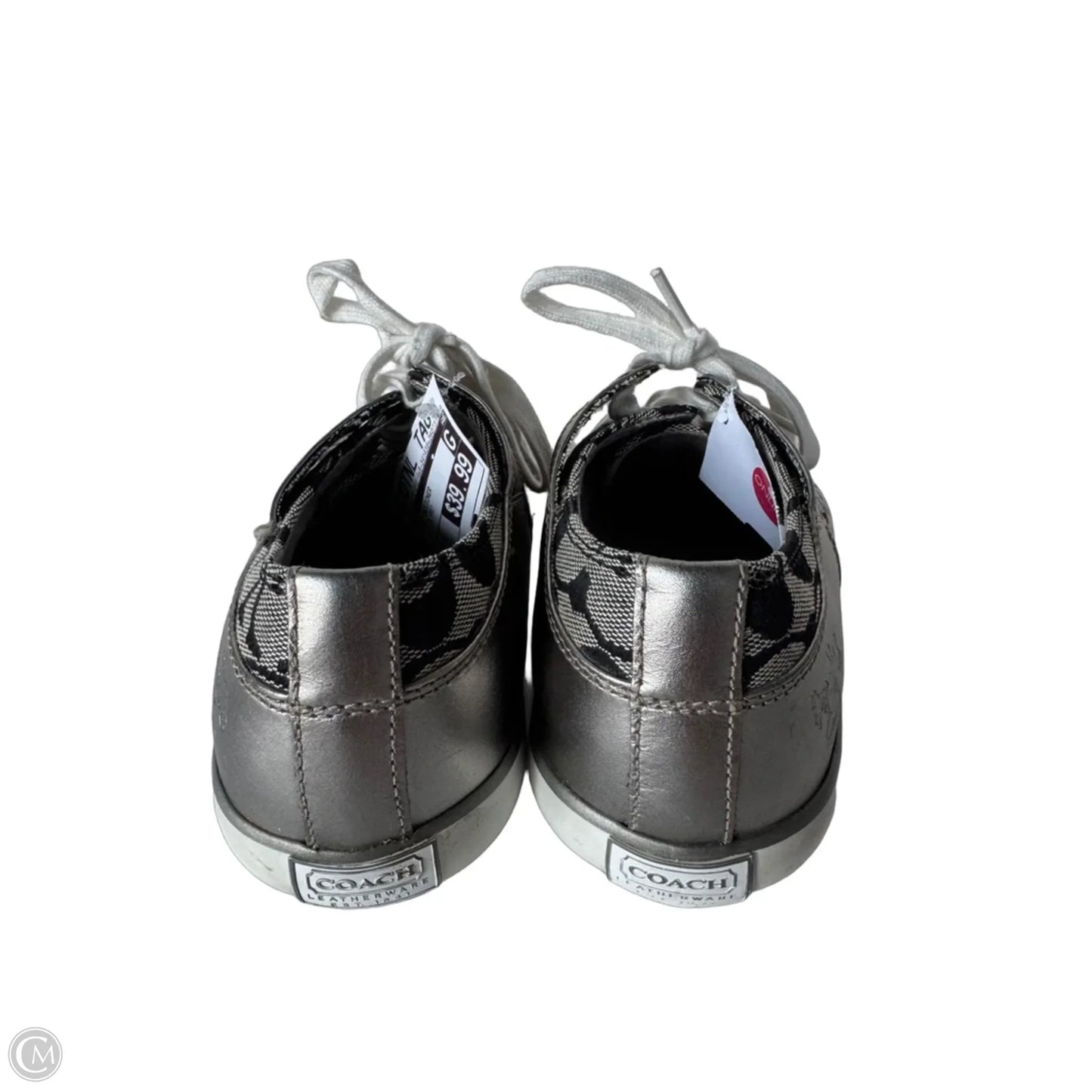 Shoes Designer By Coach In Black & Grey, Size: 8