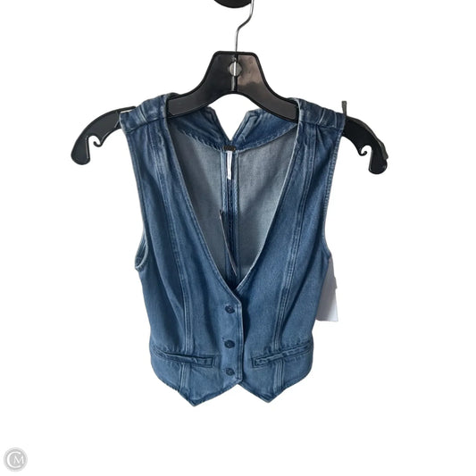 Vest Other By Young Fabulous & Broke In Blue Denim, Size: Xs