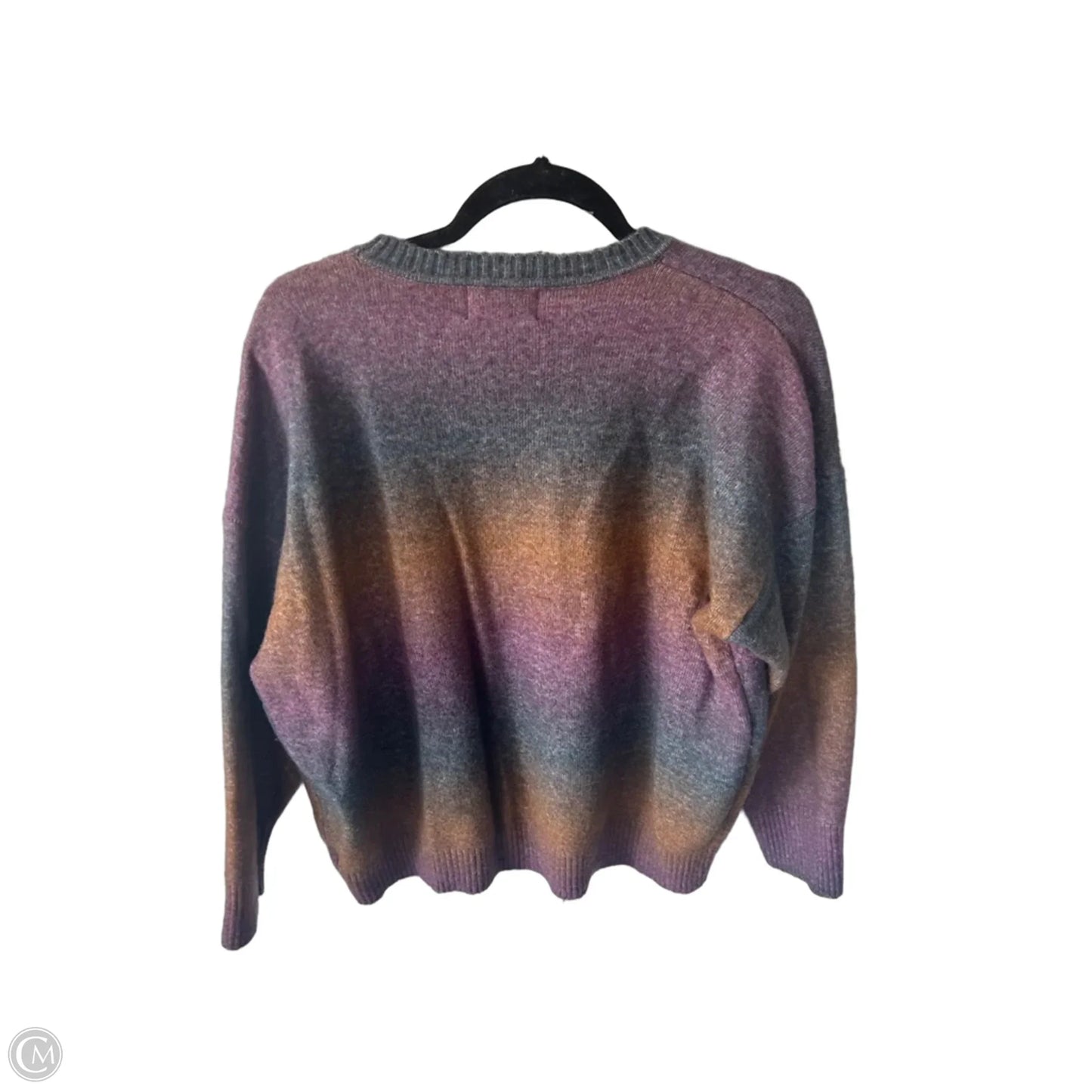 Sweater By Old Navy In Grey & Purple, Size: M