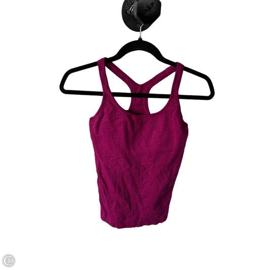Athletic Tank Top By Lululemon In Pink, Size: S