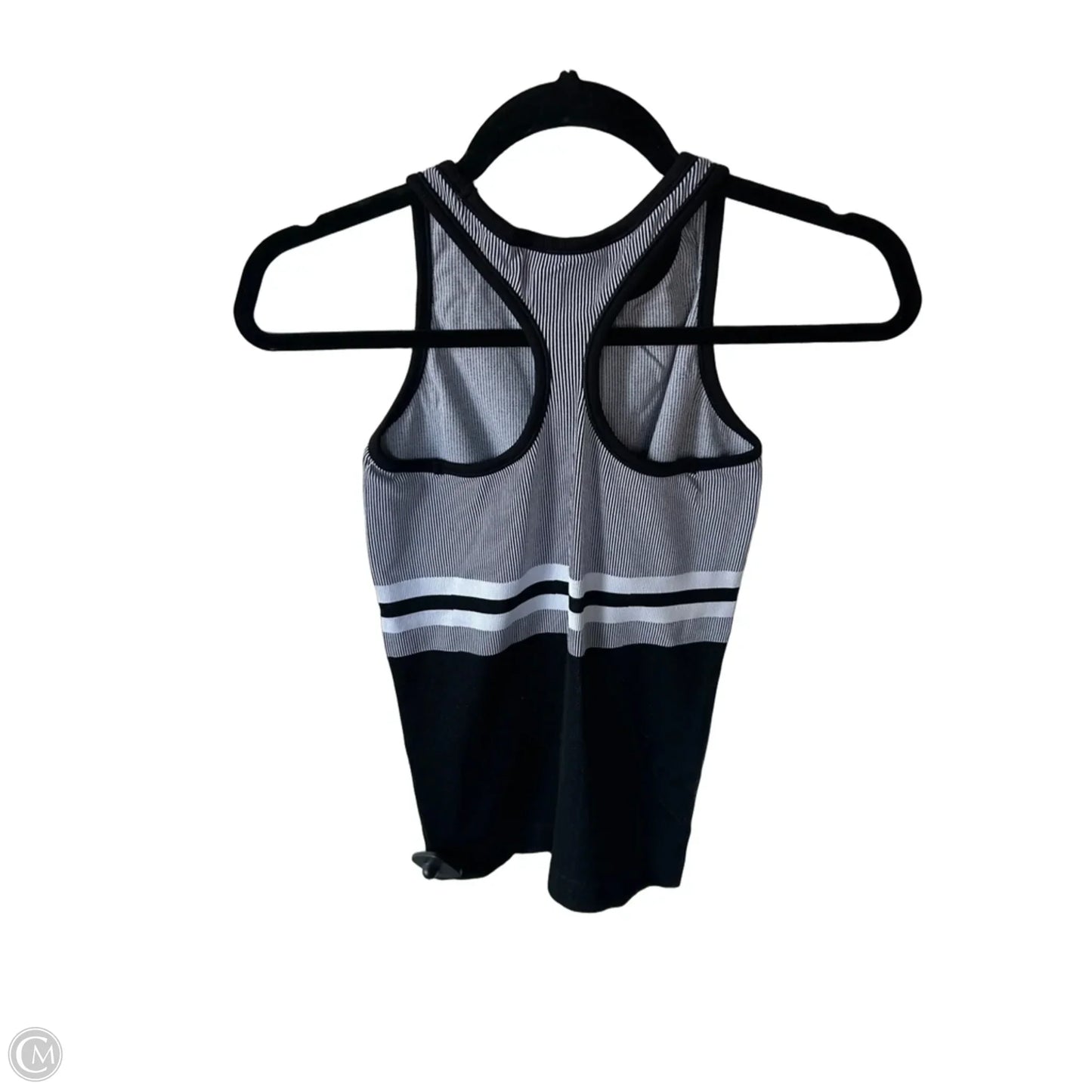 Athletic Tank Top By Athleta In Black & White, Size: M