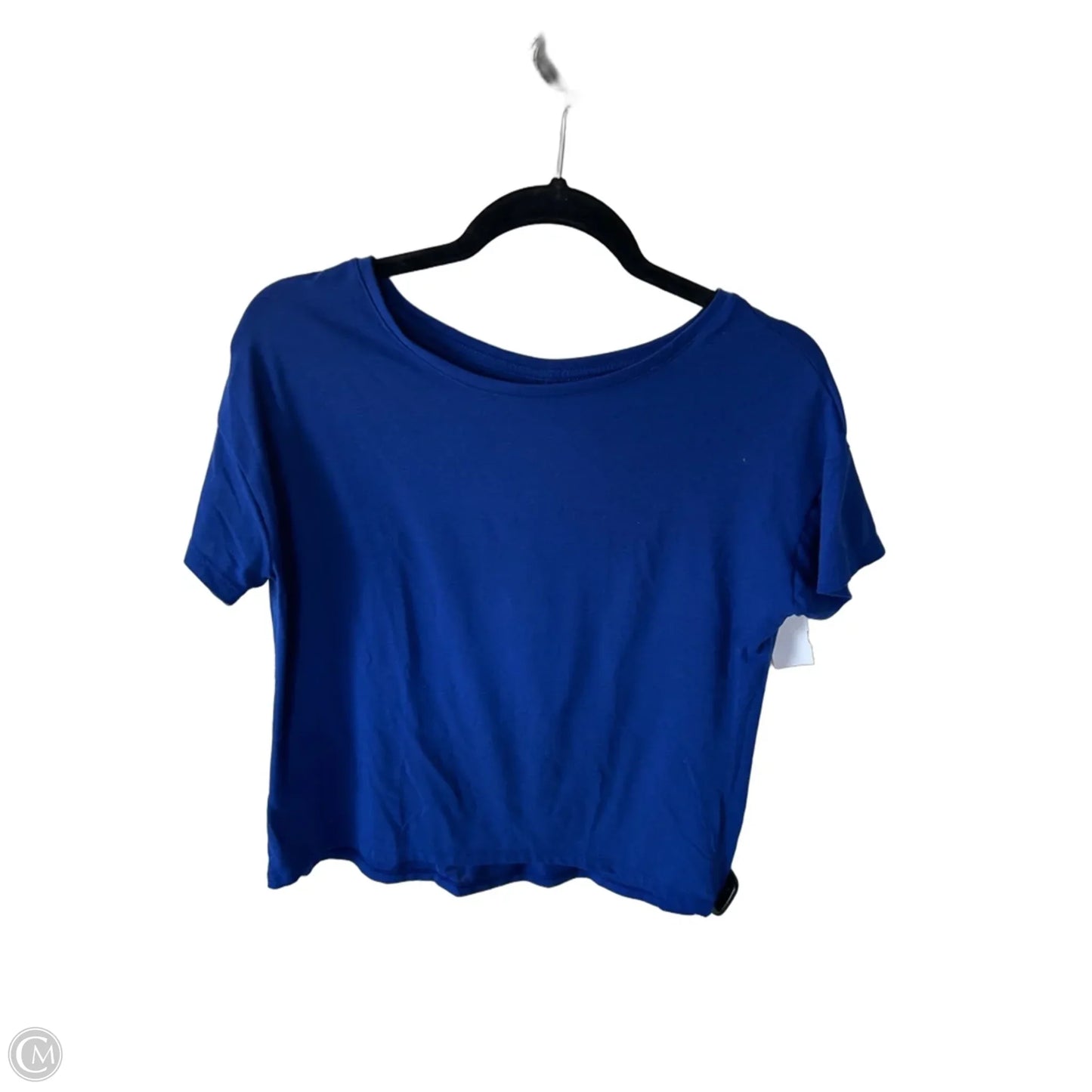 Athletic Top Short Sleeve By Athleta In Blue, Size: S