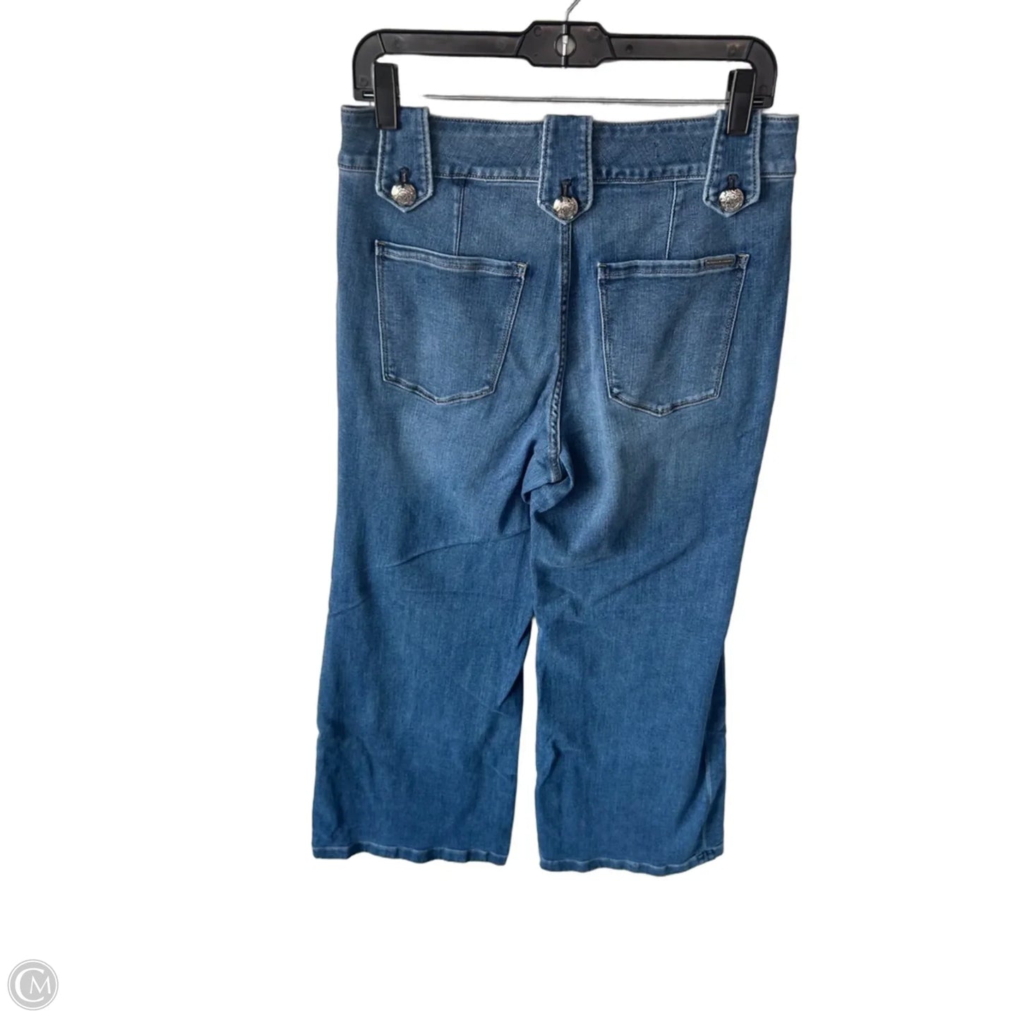 Jeans Wide Leg By White House Black Market In Blue Denim, Size: 10