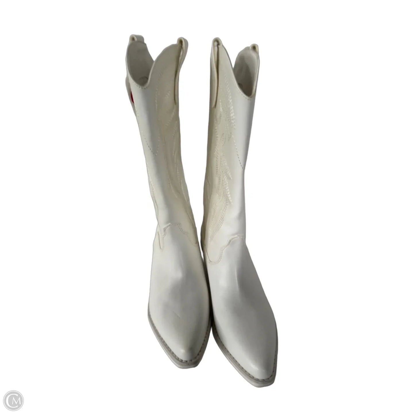Boots Western By Madden Girl In White, Size: 6