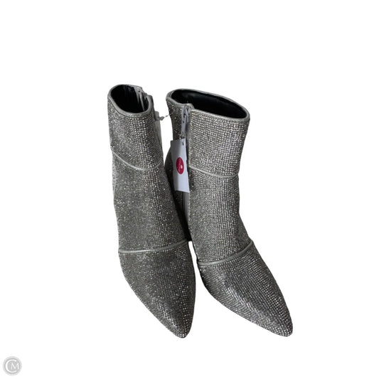 Boots Ankle Heels By A New Day In Silver, Size: 6