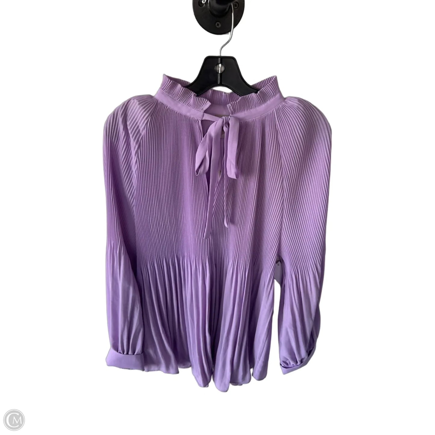 Top Long Sleeve By Chicos In Purple, Size: Xl