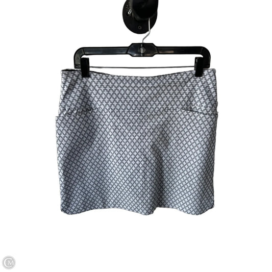 Skort By Sc & Co In Black & White, Size: L