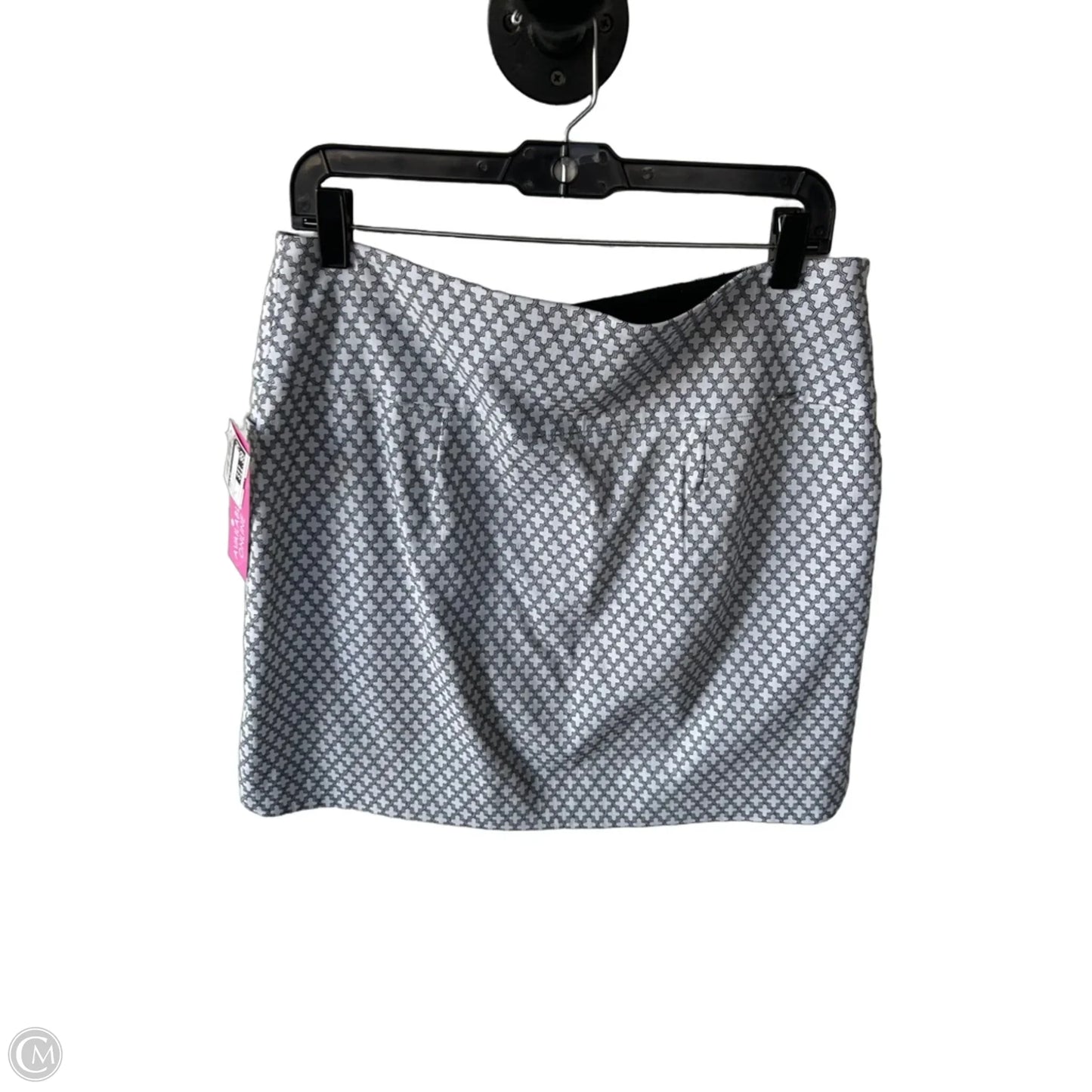 Skort By Sc & Co In Black & White, Size: L