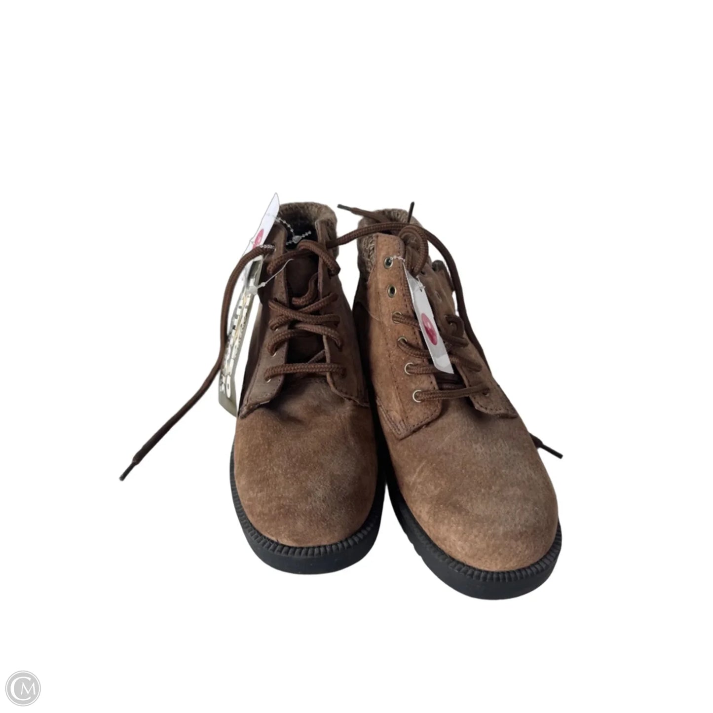 Boots Ankle Flats By Clothes Mentor In Brown, Size: 6