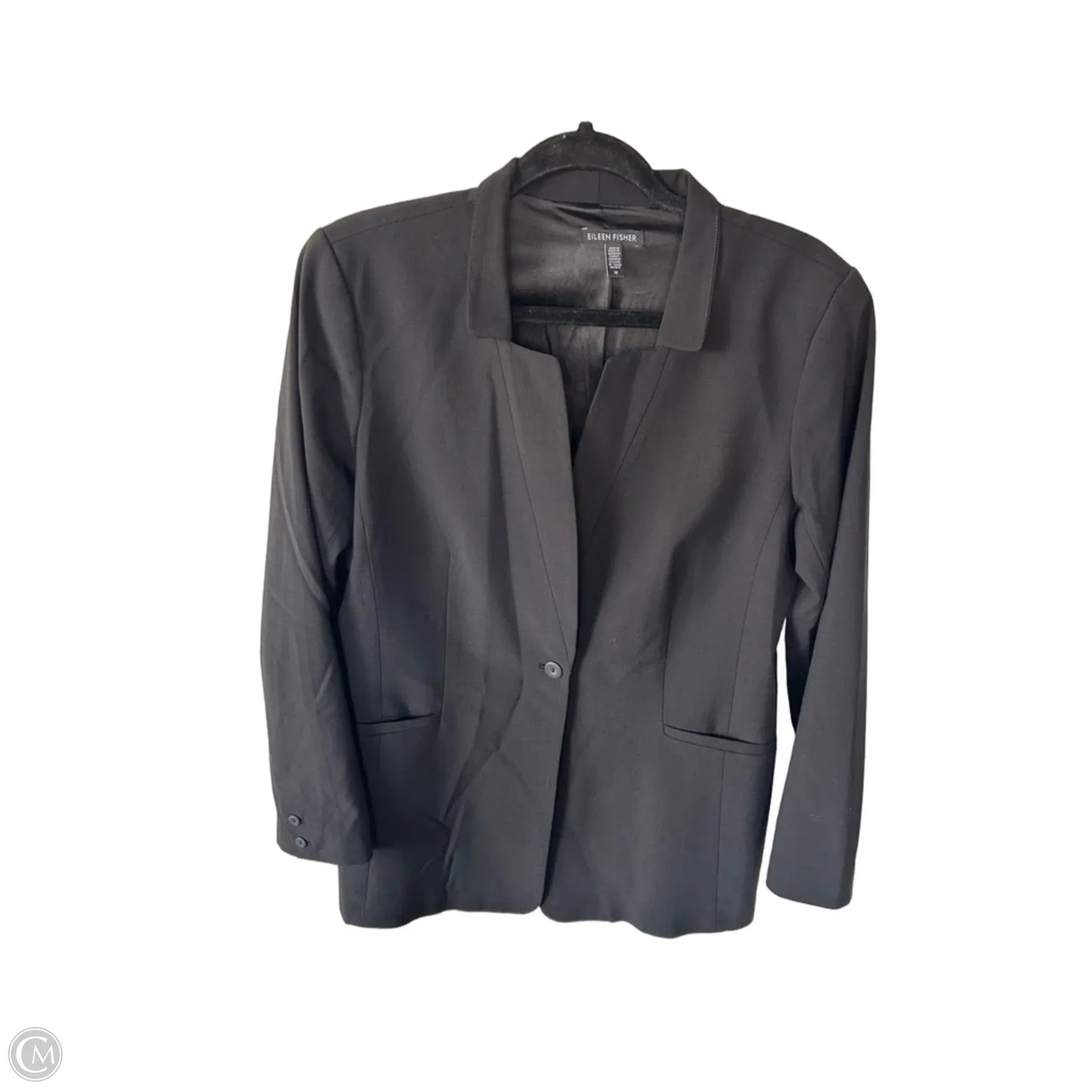 Blazer By Eileen Fisher In Black, Size: L
