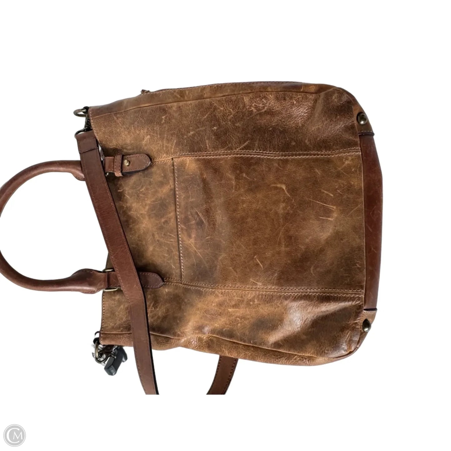 Handbag Leather By Clothes Mentor, Size: Large
