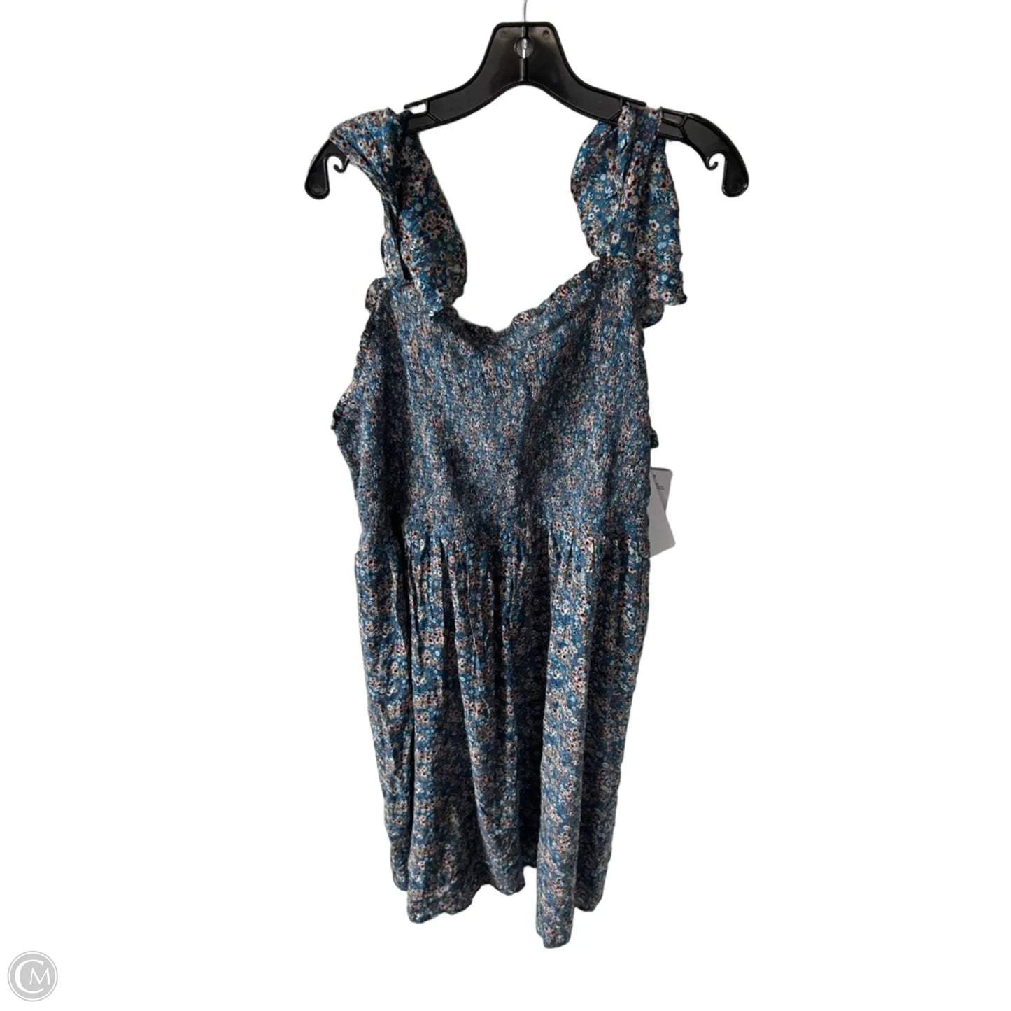 Dress Casual Midi By Sonoma In Blue & Brown, Size: 3x