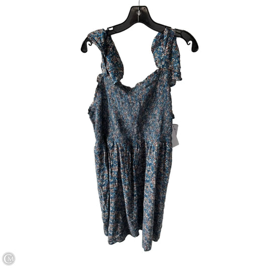 Dress Casual Midi By Sonoma In Blue & Brown, Size: 3x