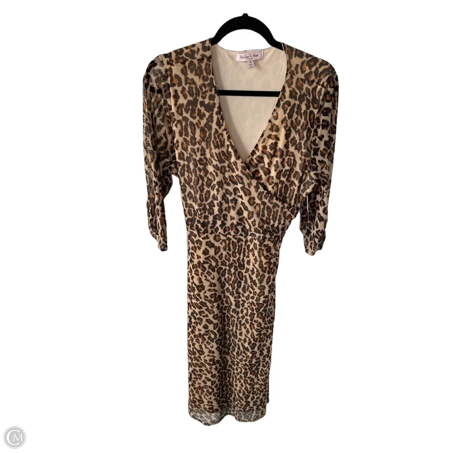 Dress Casual Maxi By Clothes Mentor In Animal Print, Size: 2x