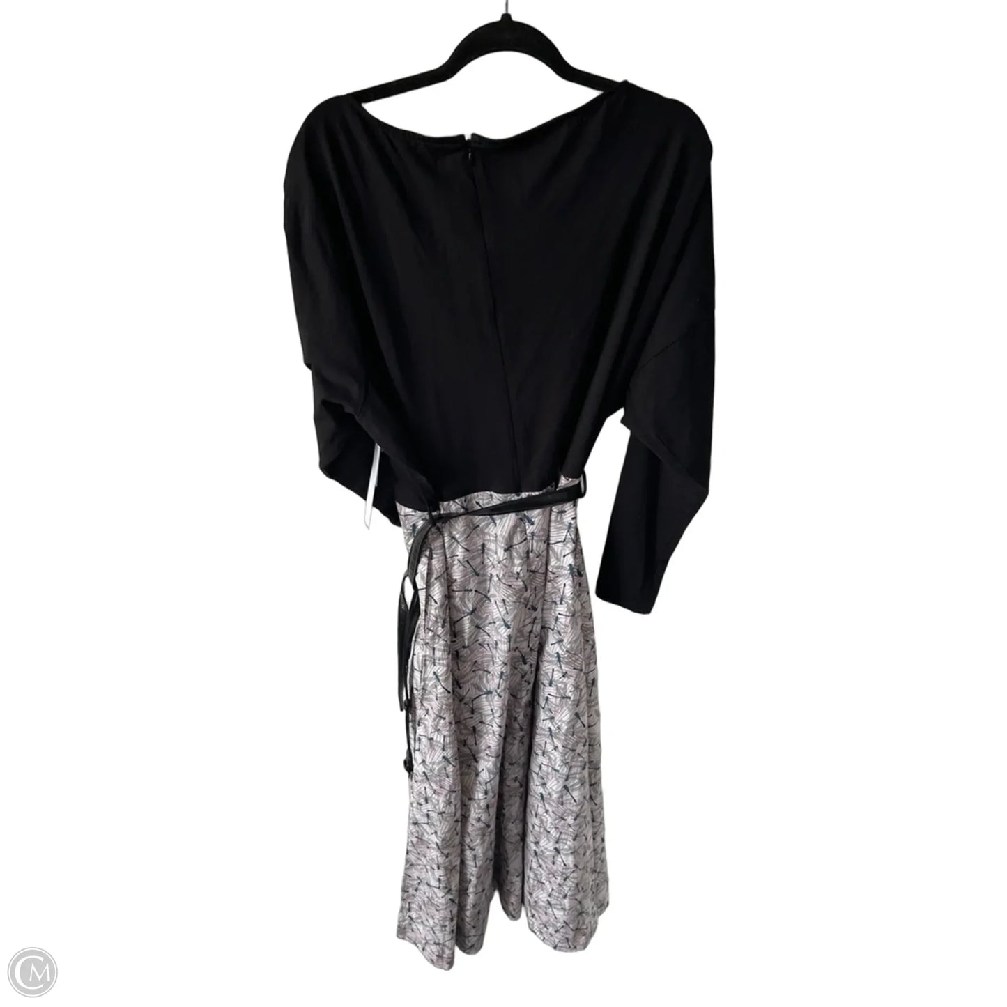 Dress Casual Maxi By Eshakti In Black & Grey, Size: 3x
