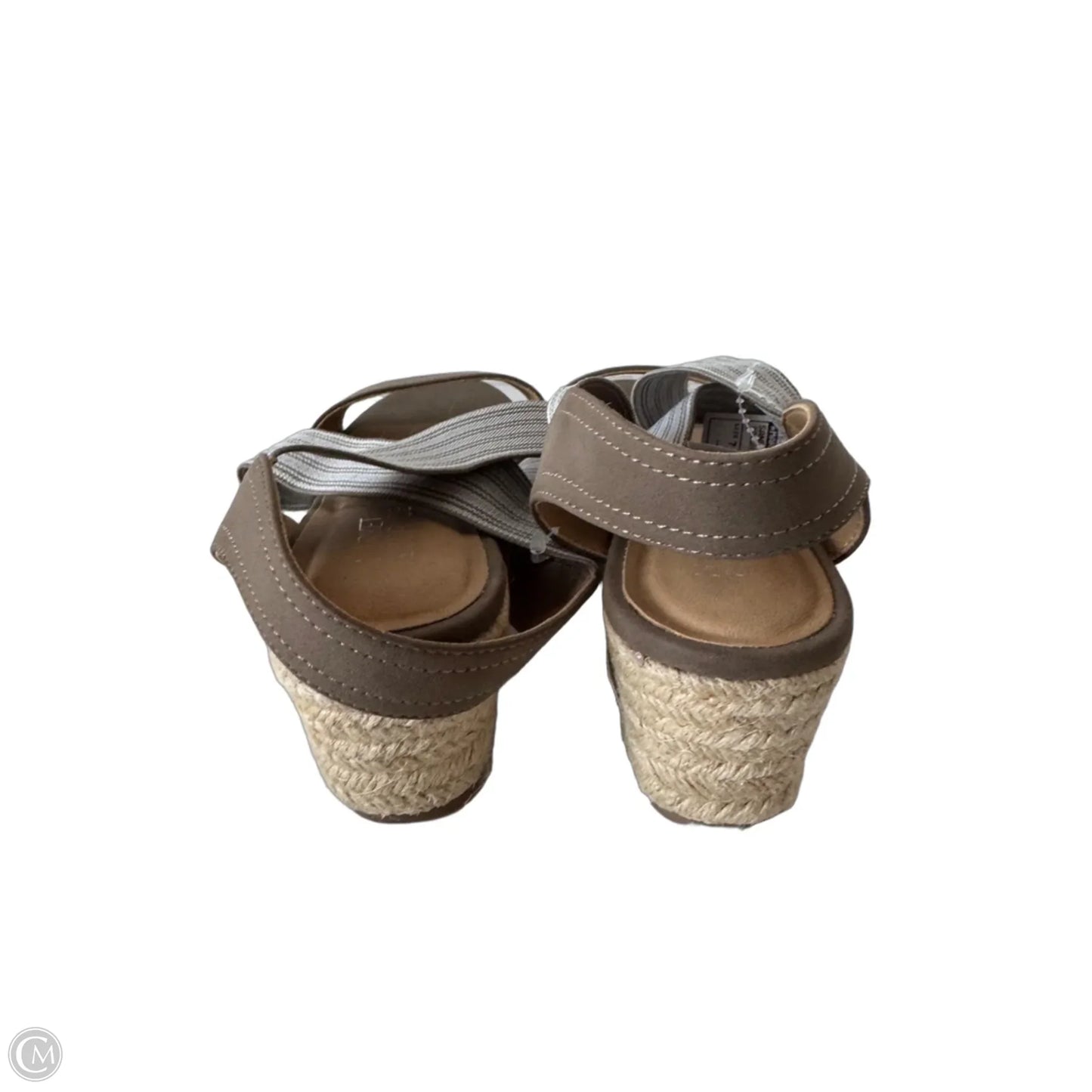 Sandals Heels Wedge By Market & Spruce In Brown, Size: 7