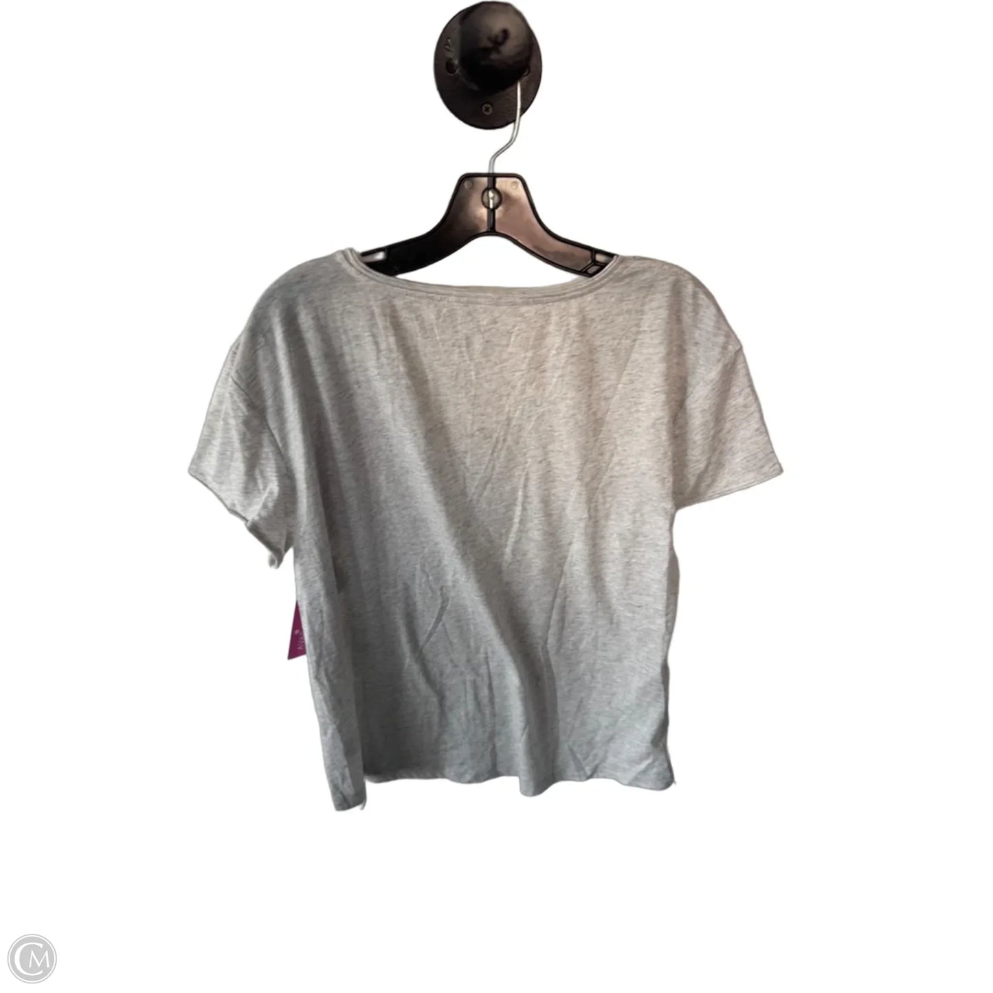 Top Short Sleeve Basic By Haven In Grey, Size: L