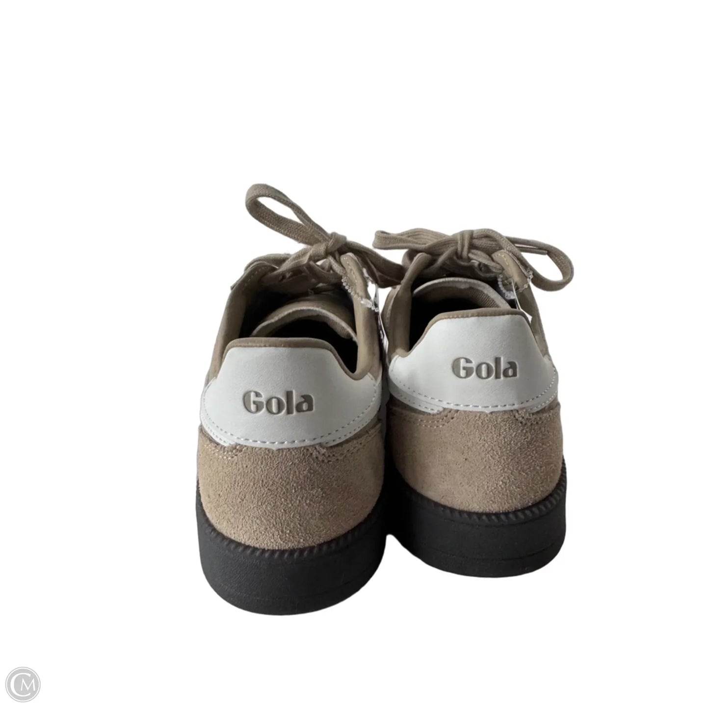 Shoes Sneakers By Gola In Tan & White, Size: 8