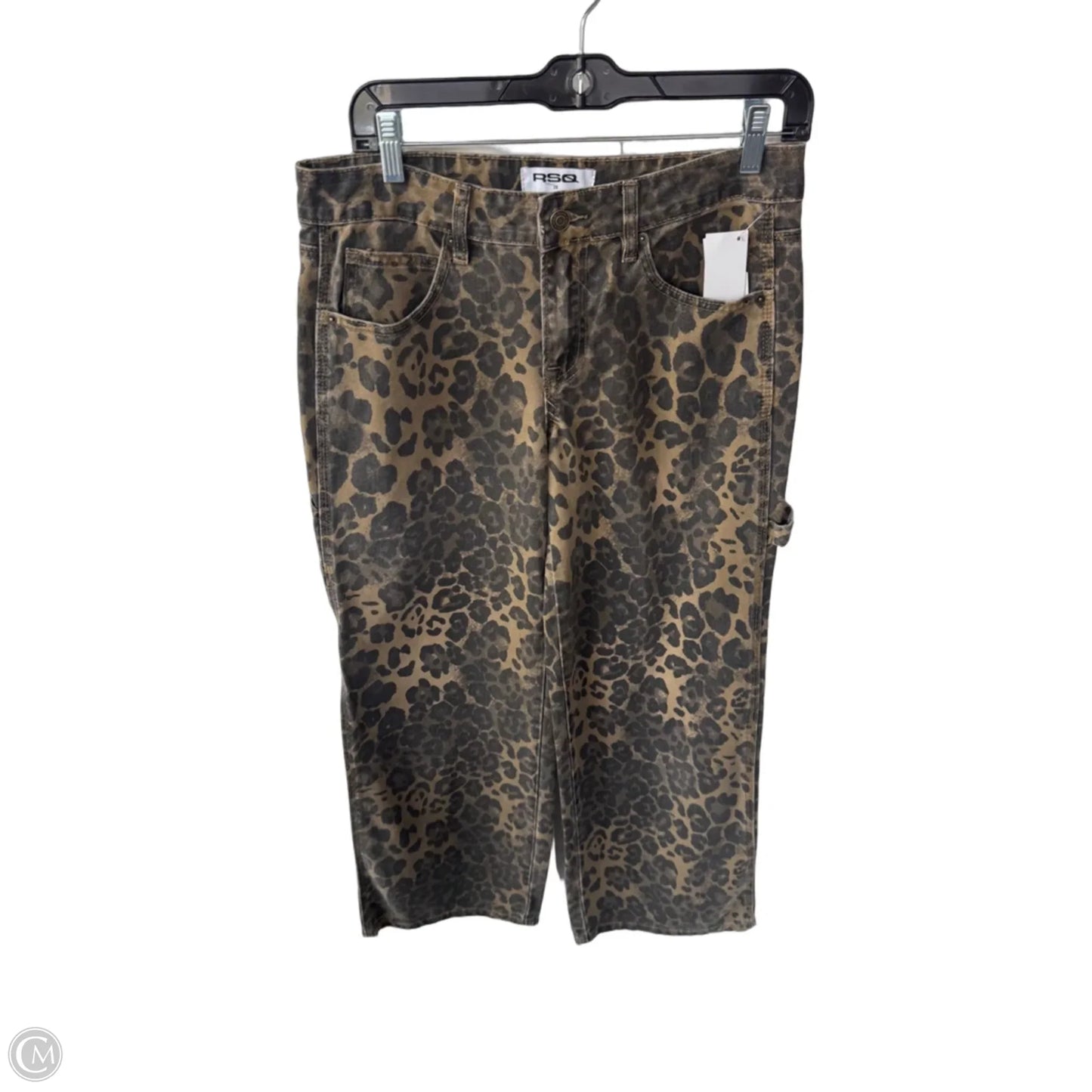 Jeans Straight By Clothes Mentor In Animal Print, Size: 2