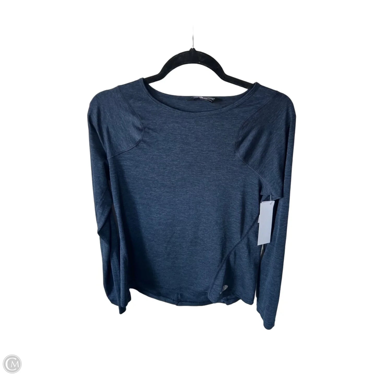 Athletic Top Long Sleeve Crewneck By The North Face In Blue, Size: M