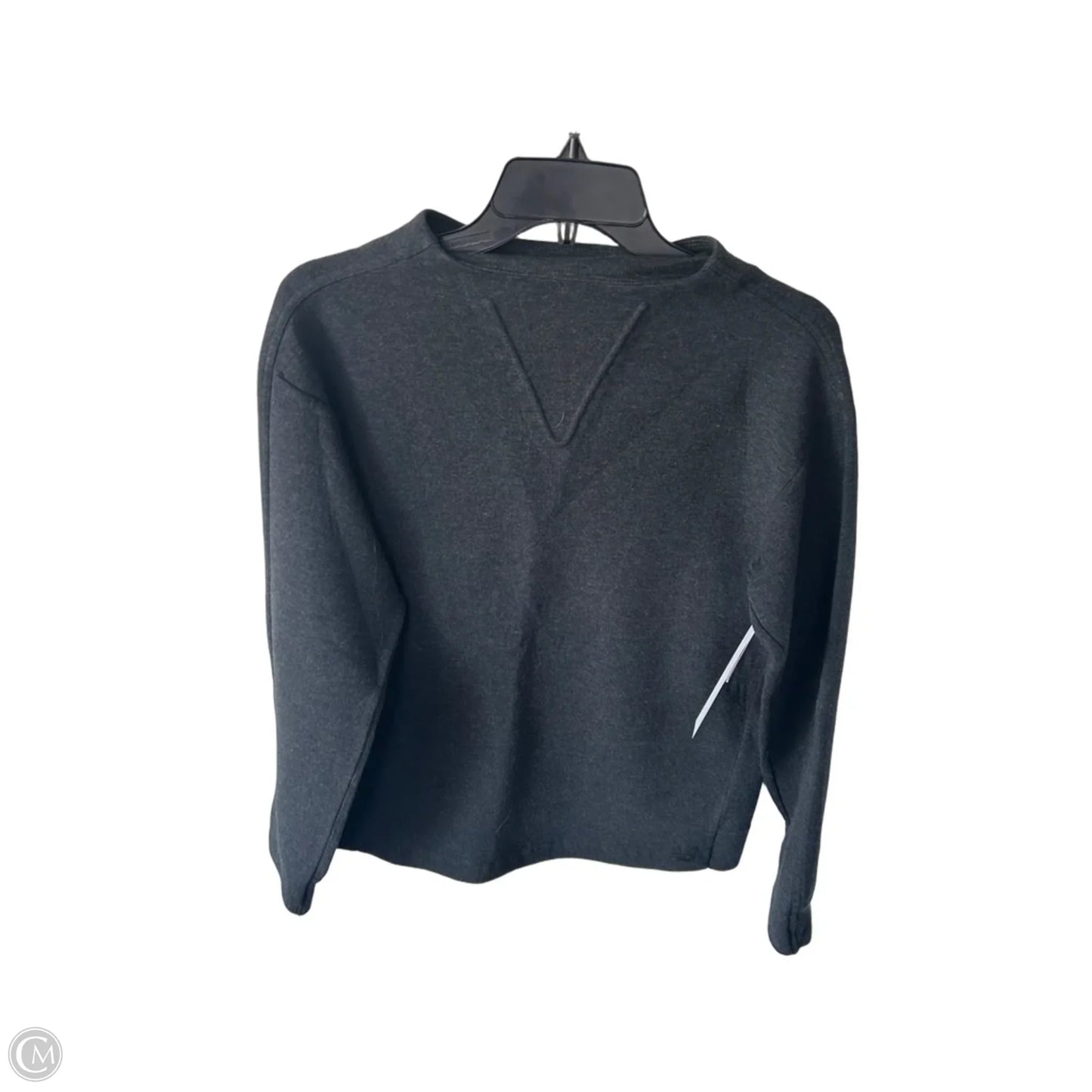 Athletic Sweatshirt Crewneck By New Balance In Grey, Size: S