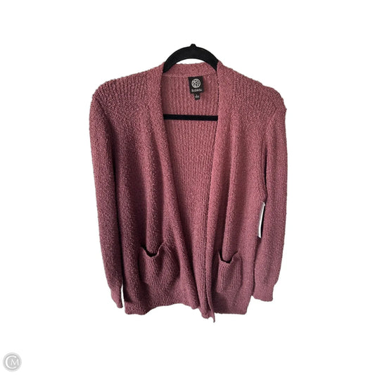 Sweater Cardigan By Bobeau In Pink, Size: L