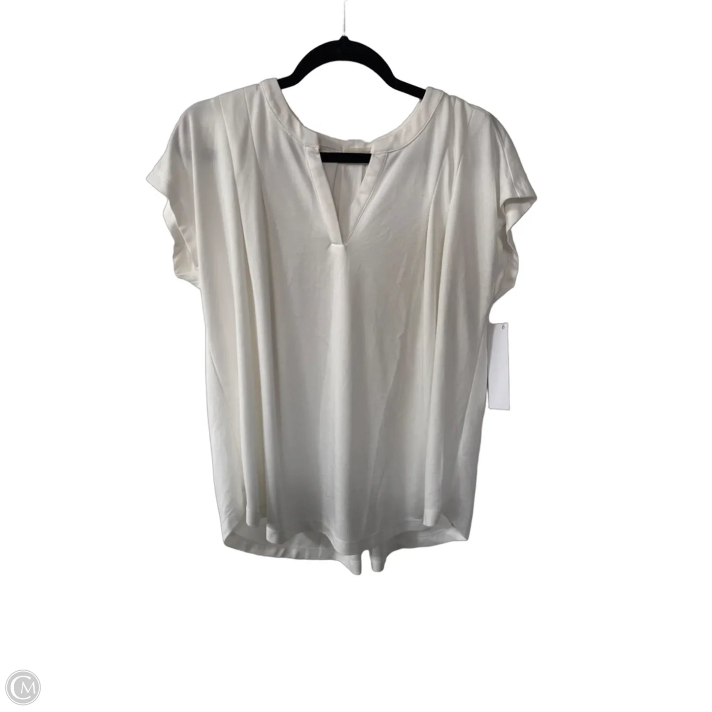 Top Short Sleeve By The Nines In White, Size: M