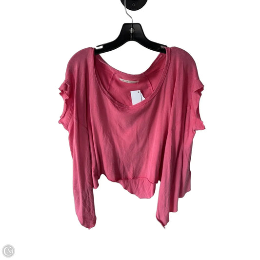 Top Short Sleeve By We The Free In Pink, Size: S