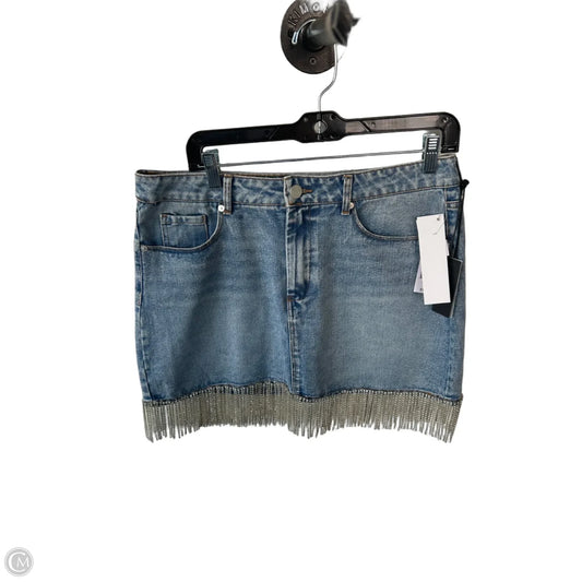 Skirt Mini & Short By Blanknyc In Blue Denim, Size: 12