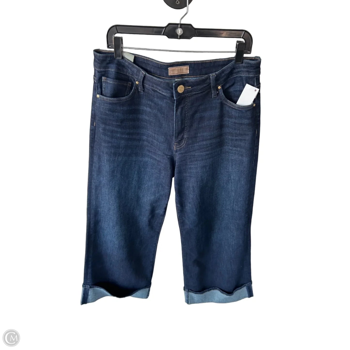 Jeans Wide Leg By Kut In Blue Denim, Size: 12