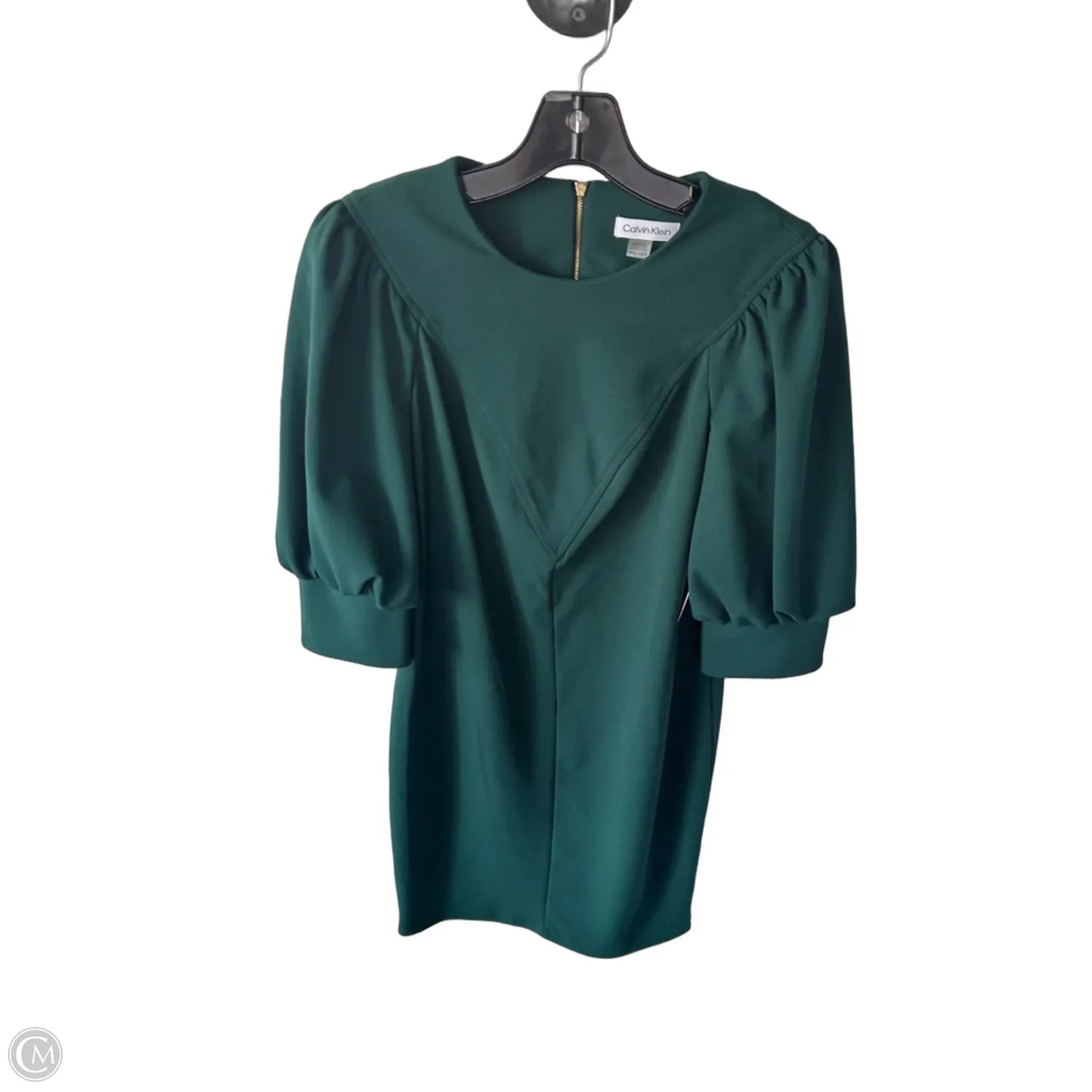 Dress Work By Calvin Klein In Green, Size: Mp