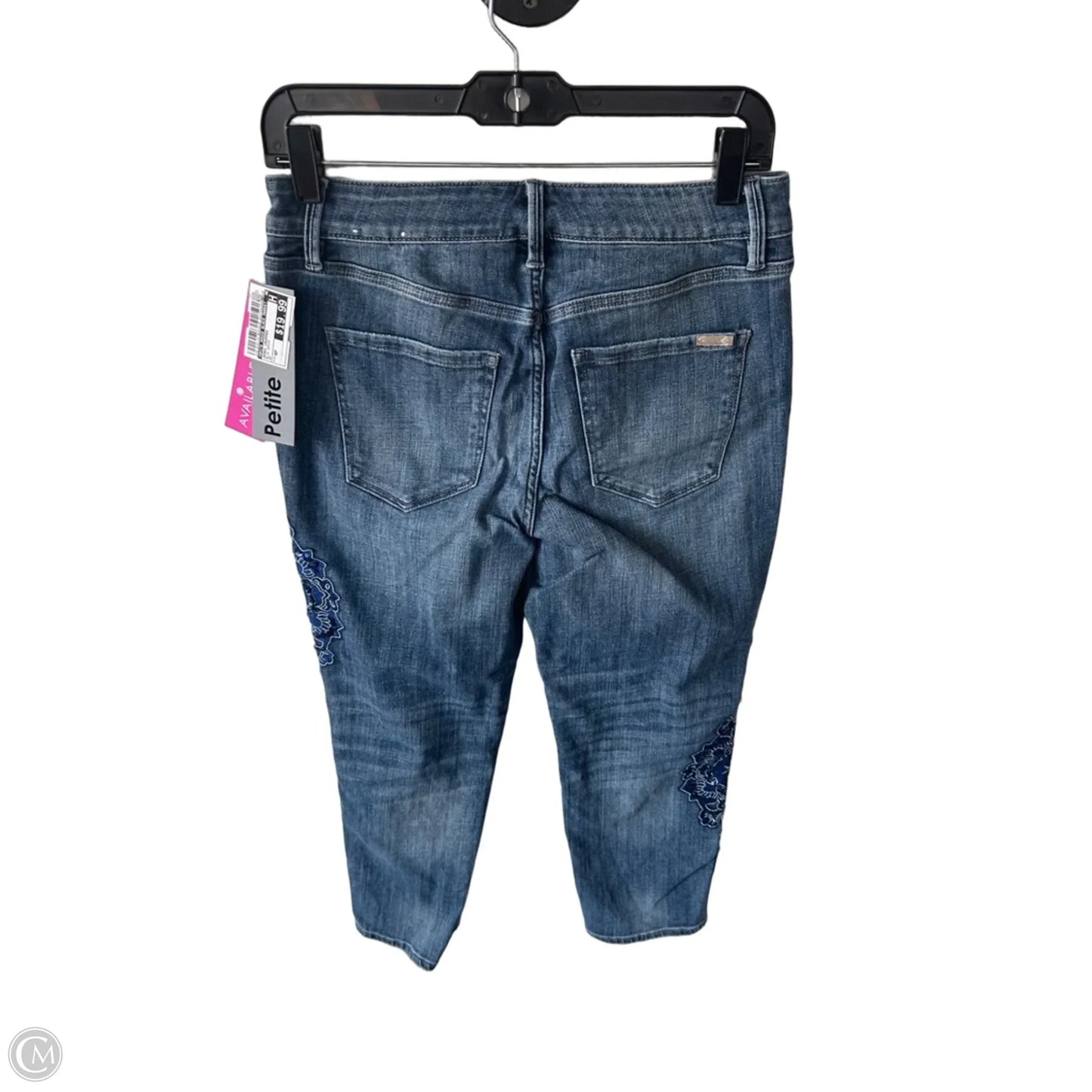 Jeans Cropped By White House Black Market In Blue Denim, Size: 6p