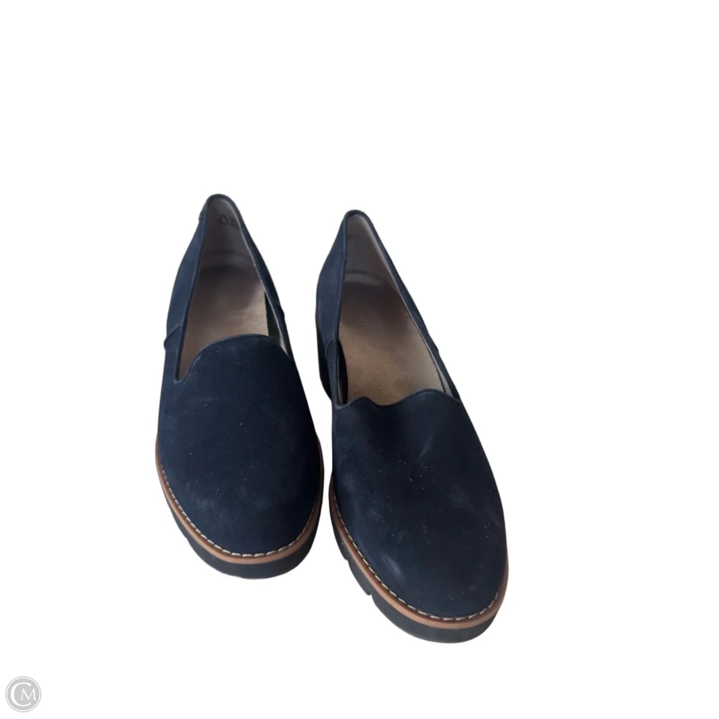 Shoes Heels Wedge By Vionic In Blue, Size: 8