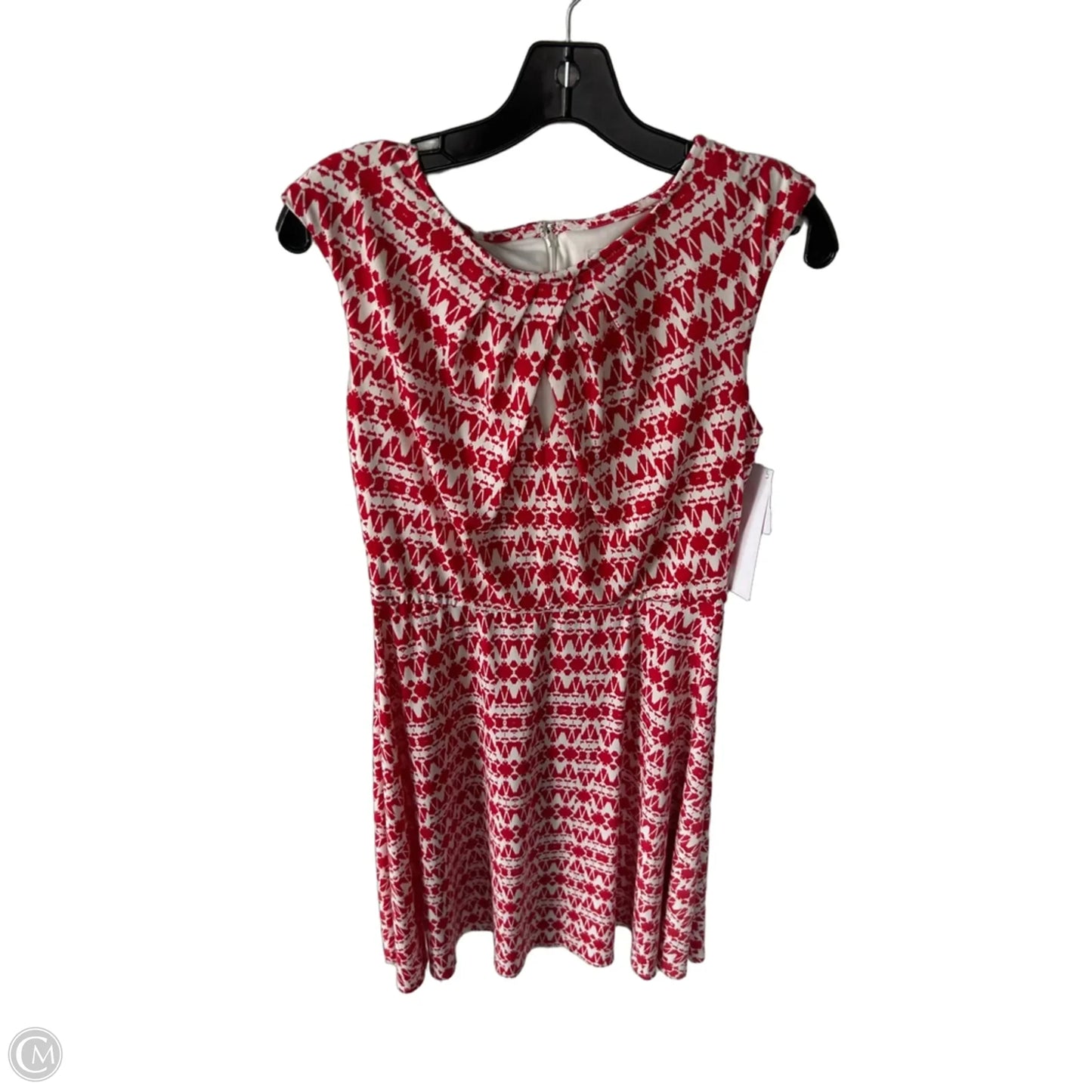 Dress Work By Clothes Mentor In Red & White, Size: M