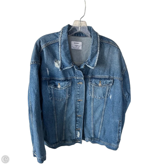 Jacket Denim By Old Navy In Blue Denim, Size: Xxl