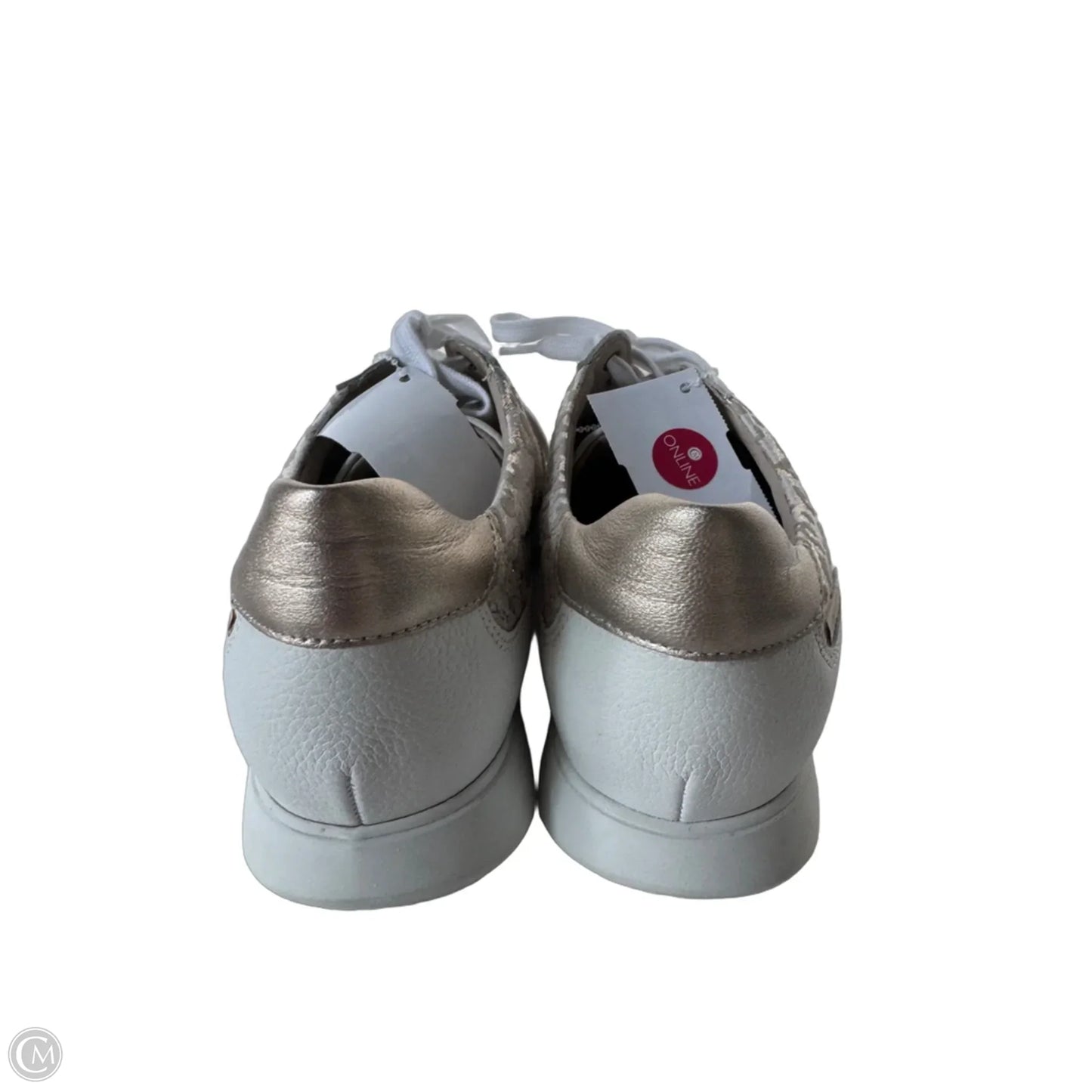 Shoes Sneakers By Mephisto In Tan & White, Size: 7
