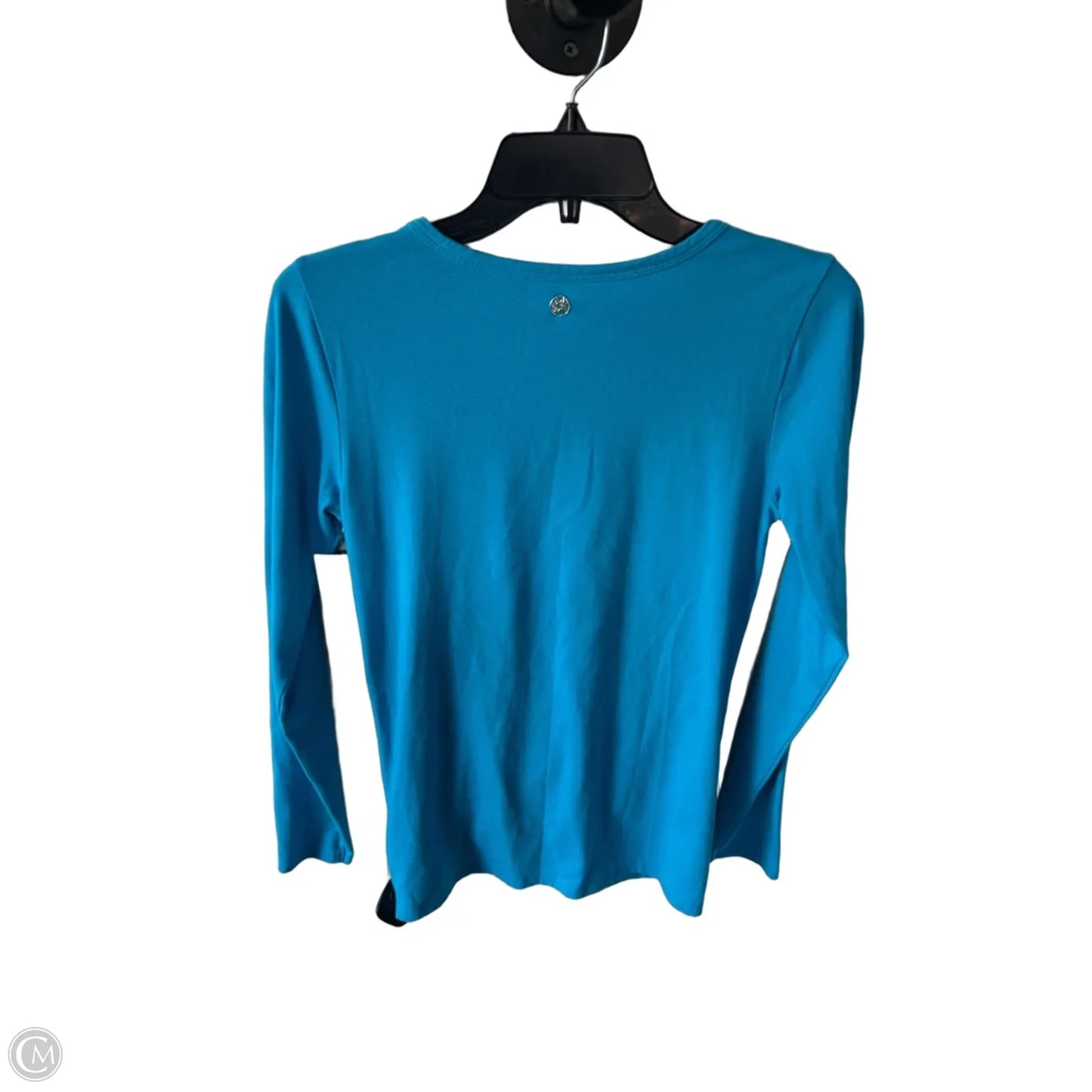 Top Long Sleeve Designer By Lilly Pulitzer In Blue, Size: S