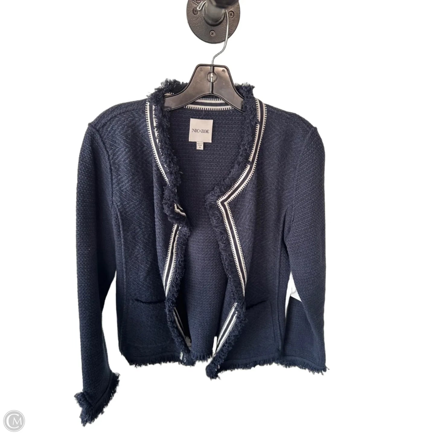 Blazer By Nic + Zoe In Blue & White, Size: S