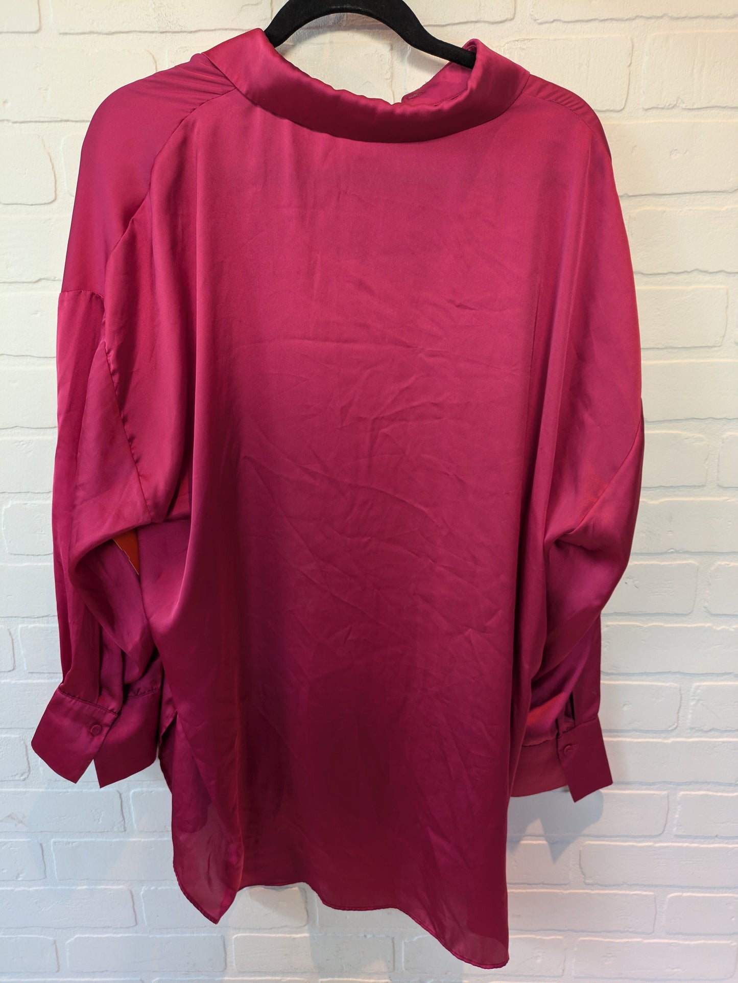 Pink Tunic Long Sleeve Zara, Size L