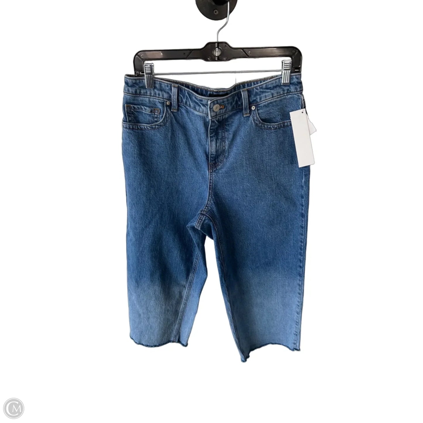 Jeans Cropped By Talbots In Blue Denim, Size: 10p