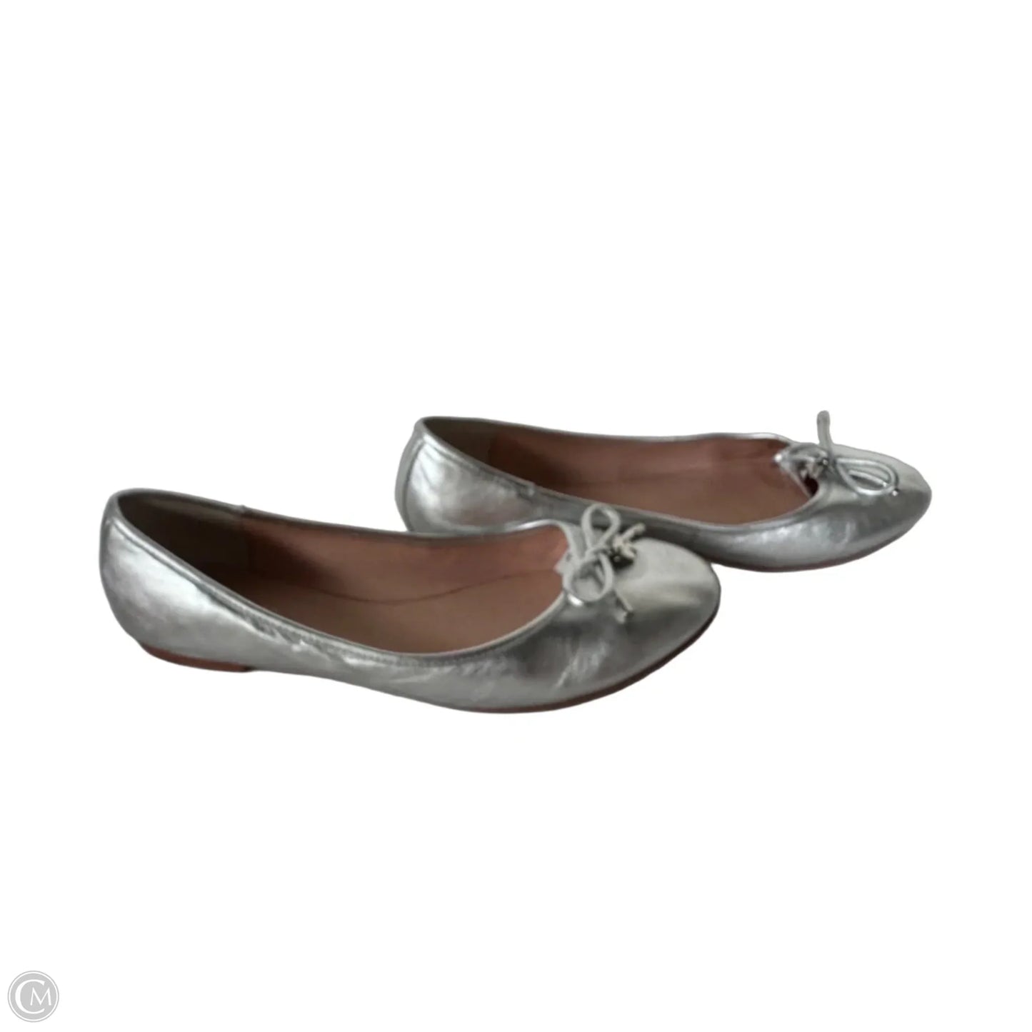 Shoes Designer By Kate Spade In Silver, Size: 9