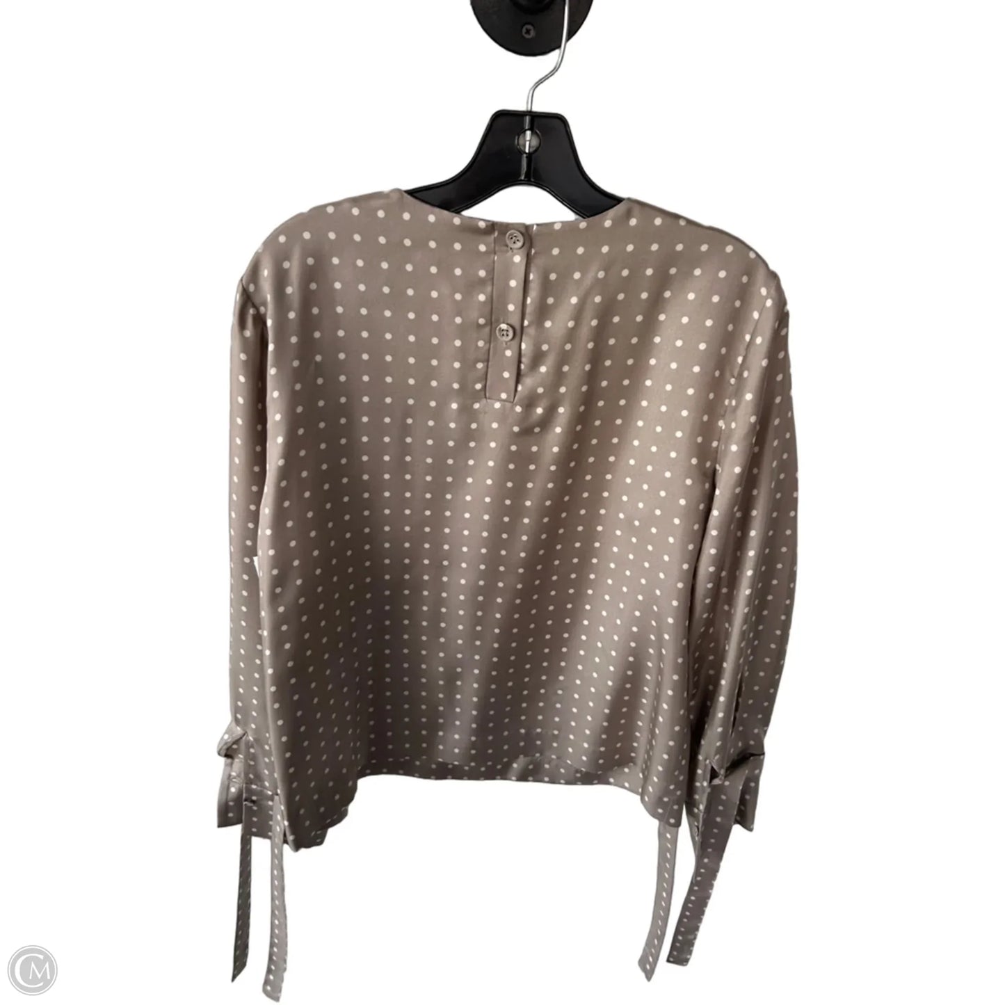 Top Long Sleeve By Banana Republic In Tan, Size: S