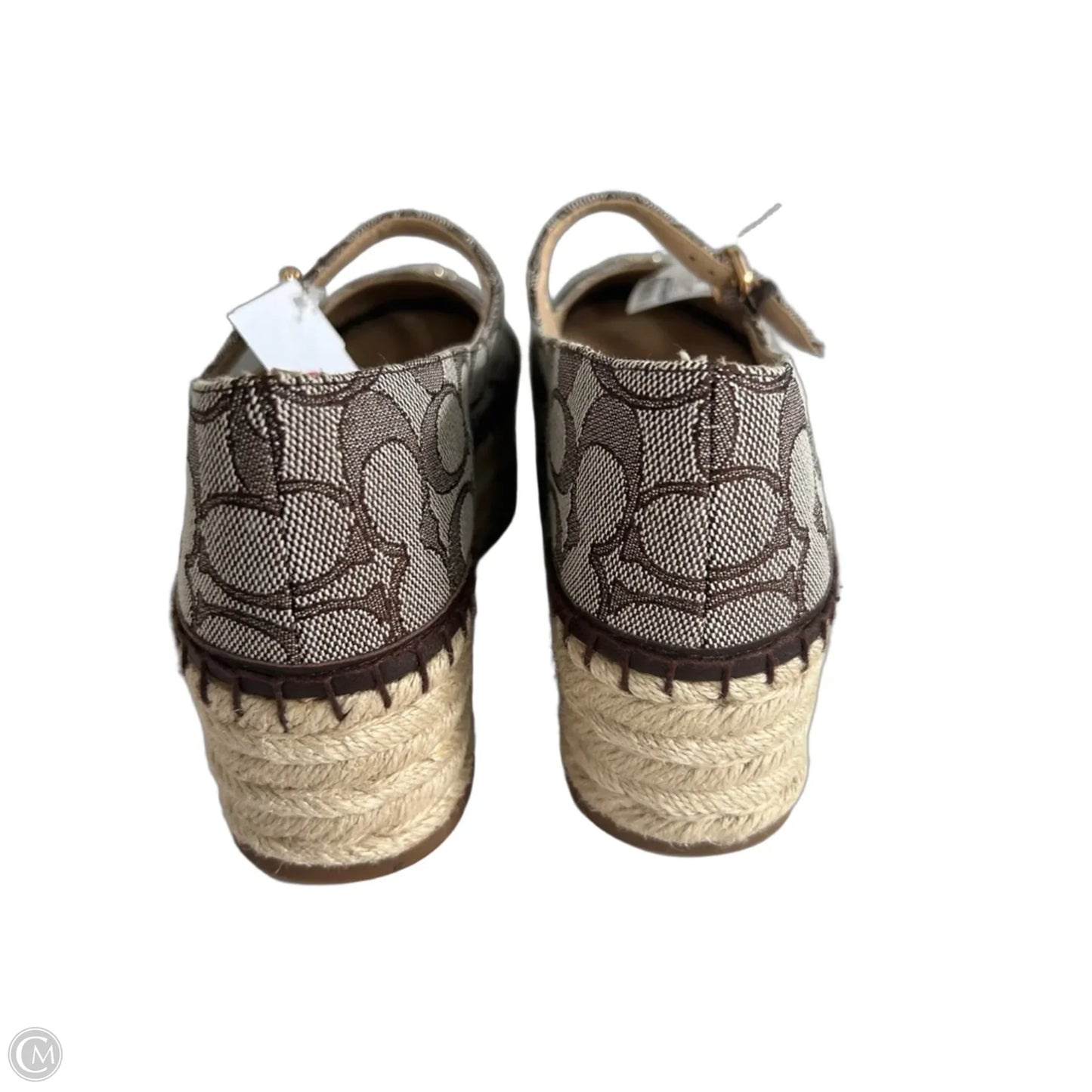 Shoes Designer By Coach In Brown & Tan, Size: 7.5