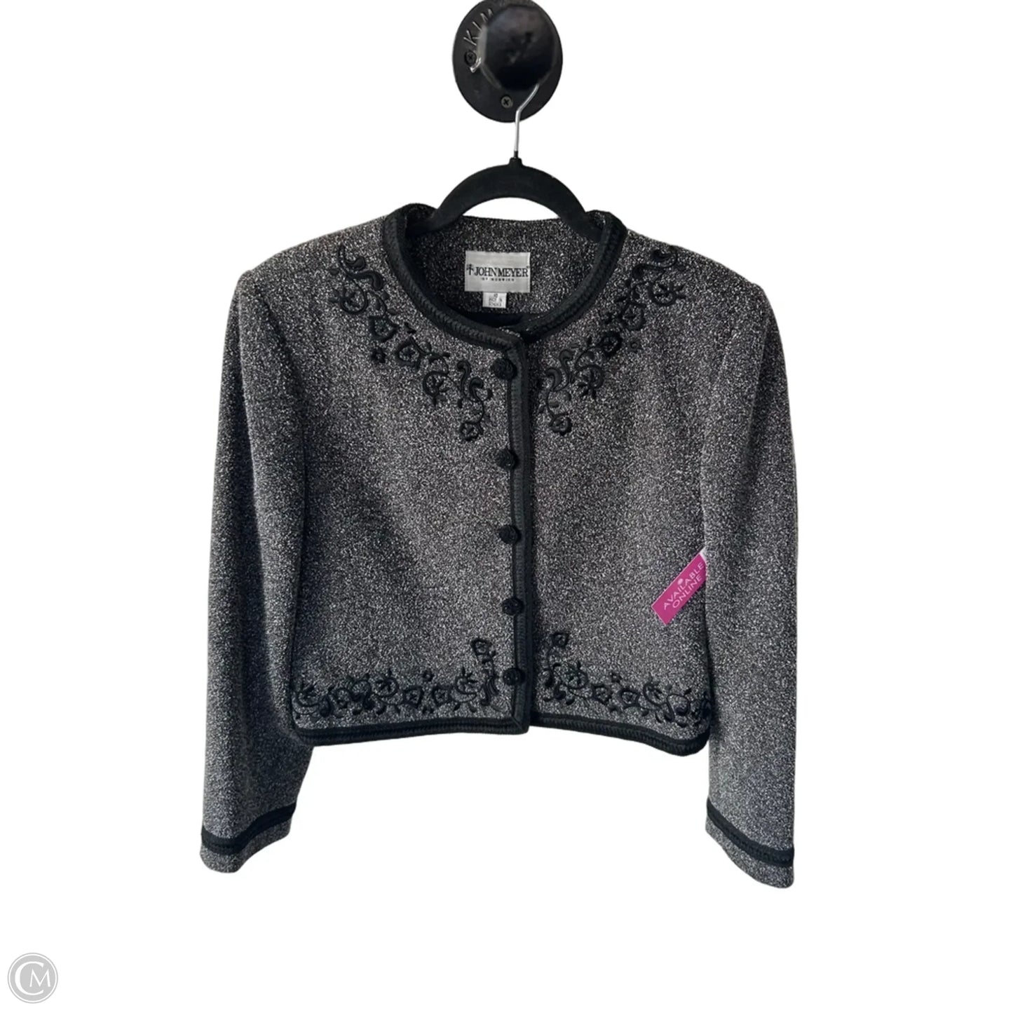 Blazer By John Meyer In Black & Grey, Size: M
