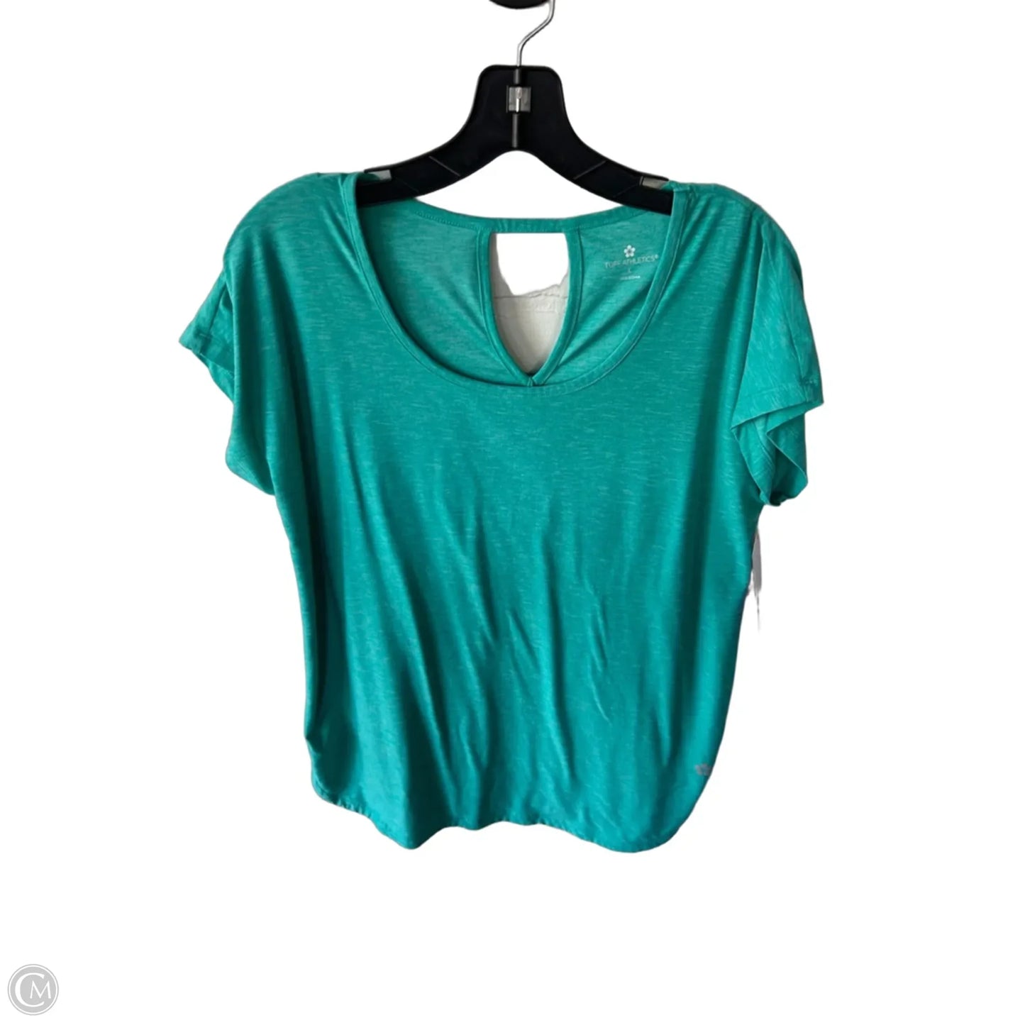 Athletic Top Short Sleeve By Tuff Athletics In Blue, Size: L