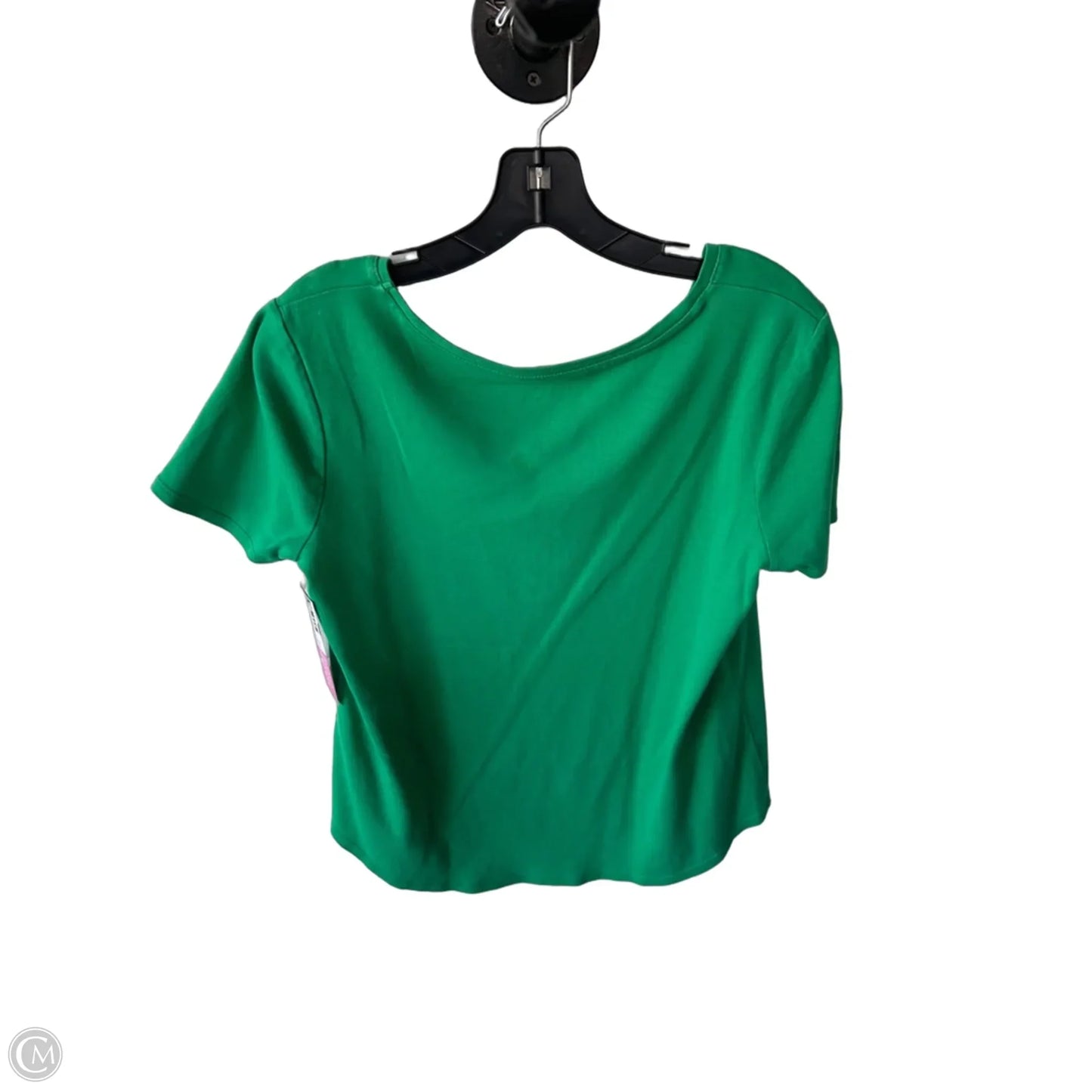 Top Short Sleeve Basic By Chicos In Green, Size: L