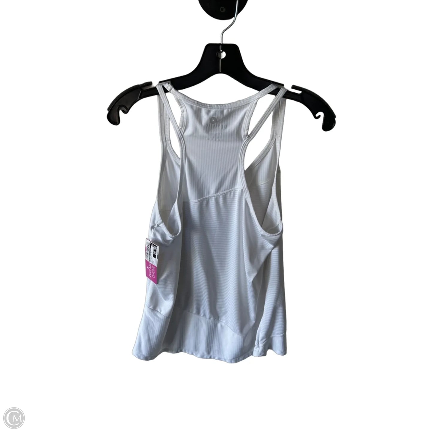 Athletic Tank Top By 90 Degrees By Reflex In Tan & White, Size: L