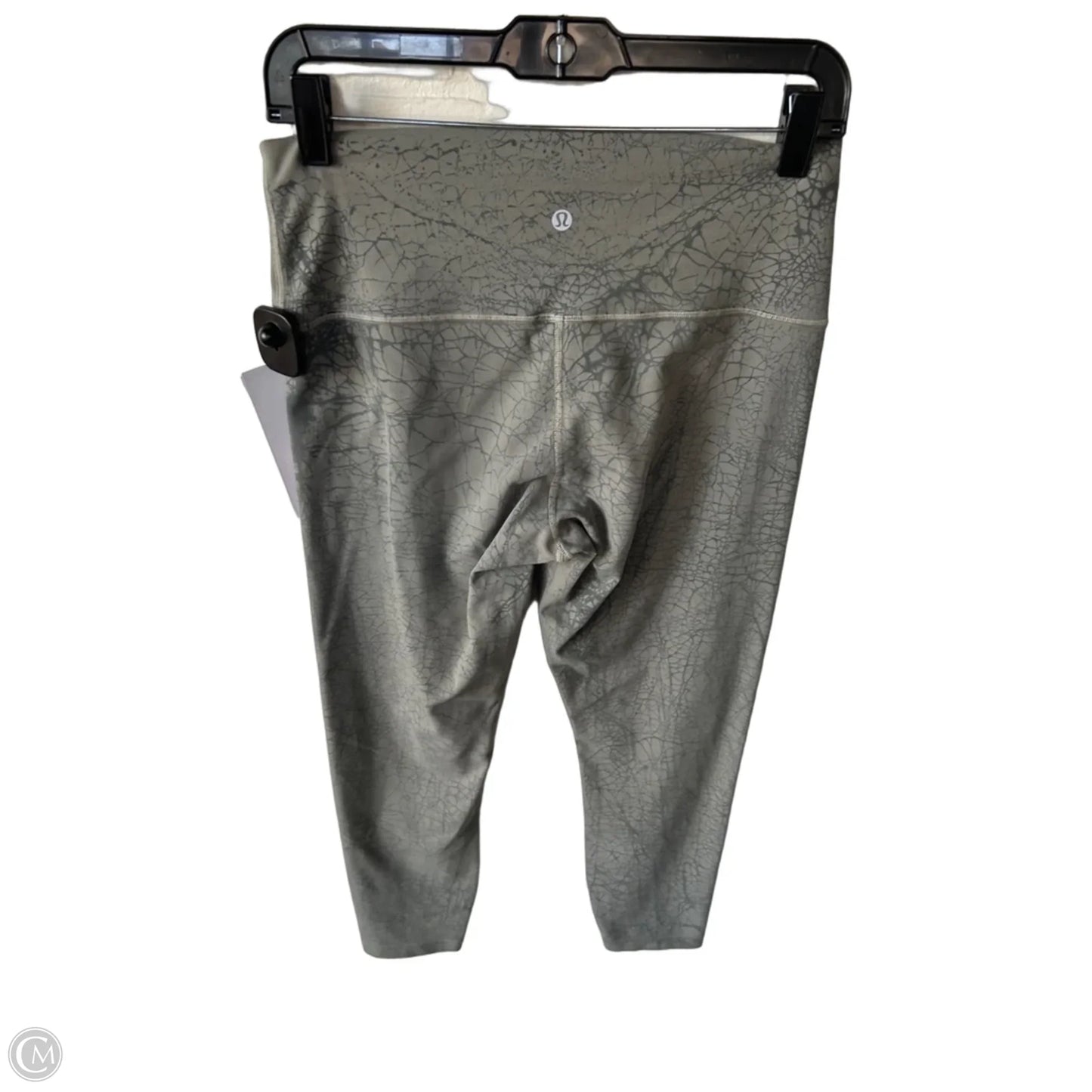 Athletic Leggings By Lululemon In Grey, Size: 10