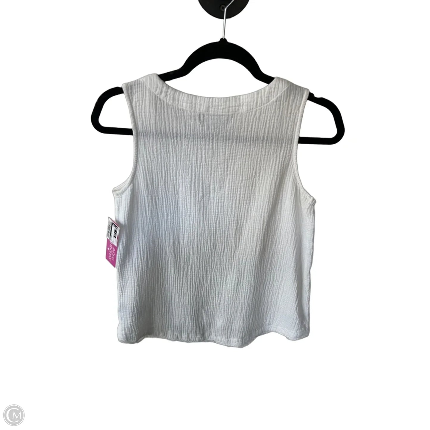 Top Sleeveless By Marled In White, Size: S